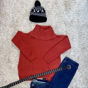 Over Sized Turtle Neck Sweater